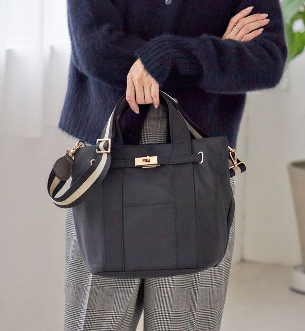 SHIPS for women「《一部追加予約》【WEB限定】パーテーション ライン テープ バッグ」|ショルダー・メッセンジャー|