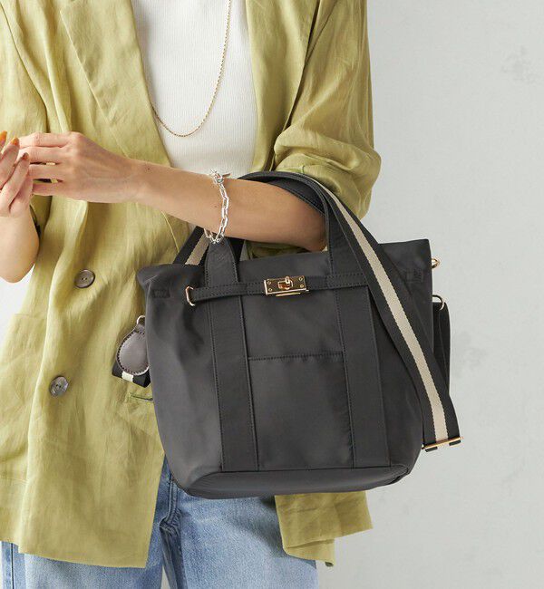 SHIPS for women「《一部追加予約》【WEB限定】パーテーション ライン テープ バッグ」|ショルダー・メッセンジャー|