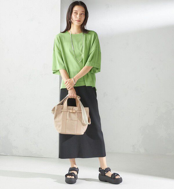 SHIPS for women「《一部追加予約》【WEB限定】パーテーション ライン テープ バッグ」|ショルダー・メッセンジャー|