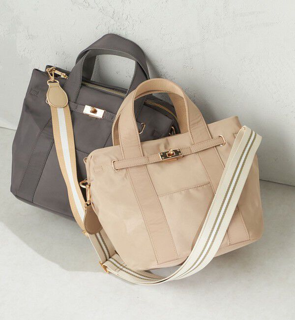 SHIPS for women「《一部追加予約》【WEB限定】パーテーション ライン テープ バッグ」|ショルダー・メッセンジャー|