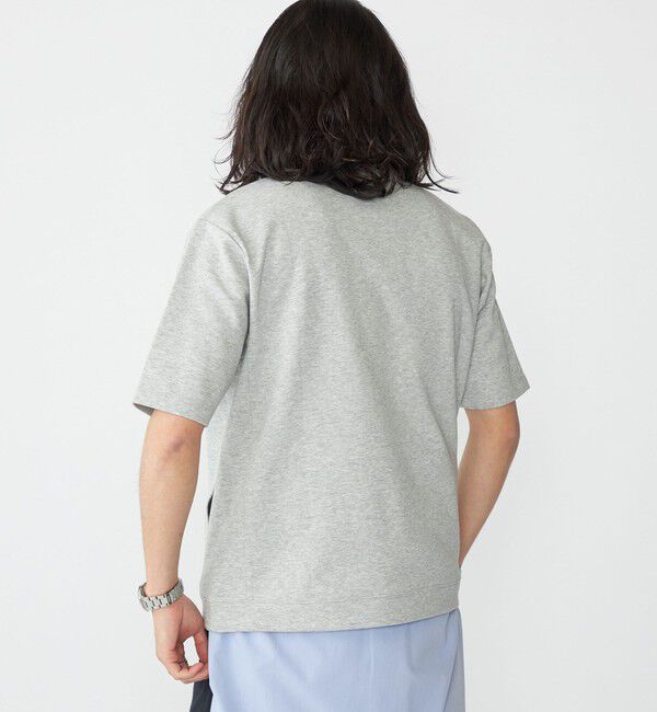 SHIPS「【WEB限定】SHIPS: テレワーク ビズ ワンポイントロゴ ポンチ Tシャツ」|Tシャツ・カットソー|