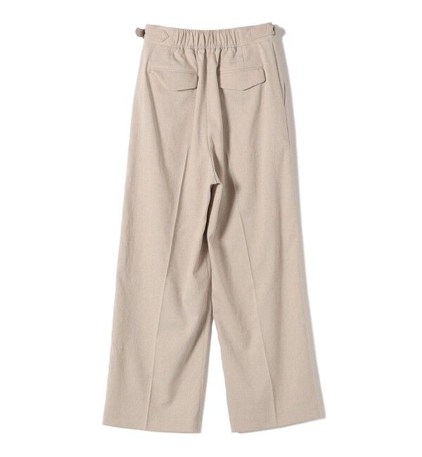 SHIPS for women「〈手洗い可能〉麻調 合繊 2タック ワイド パンツ 2」|その他|