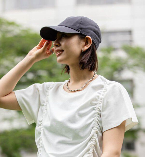 SHIPS any「【一部WEB限定】newhattan: BLAH BLAH BLAH. 刺繍 ベースボールキャップ◇」|キャップ・キャスケット|