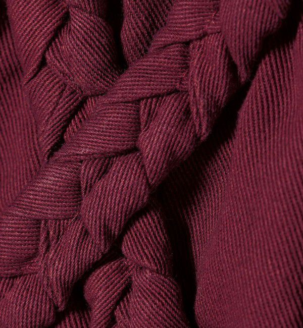 SHIPS any「bon_meur:〈手洗い可能〉ロープ編み コットン コンパクト フリンジ ベスト」|ベスト・ジレ|