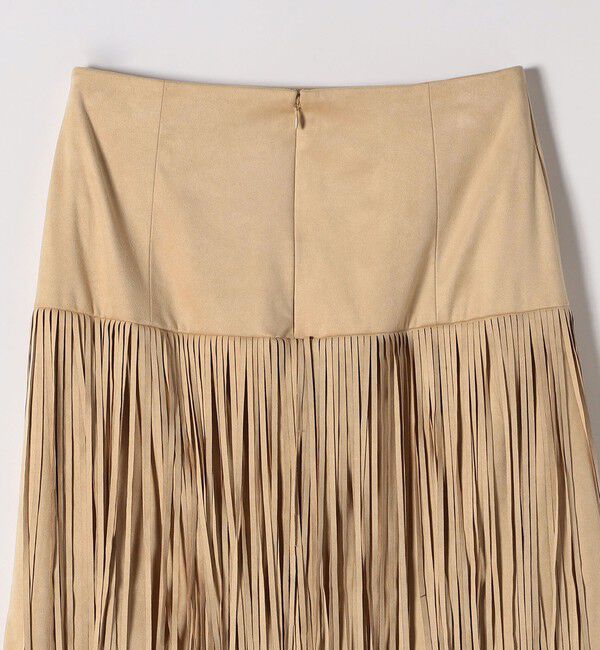 SHIPS any「bon_meur:〈手洗い可能〉フリンジ ティアード タイト スカート」|スカート|