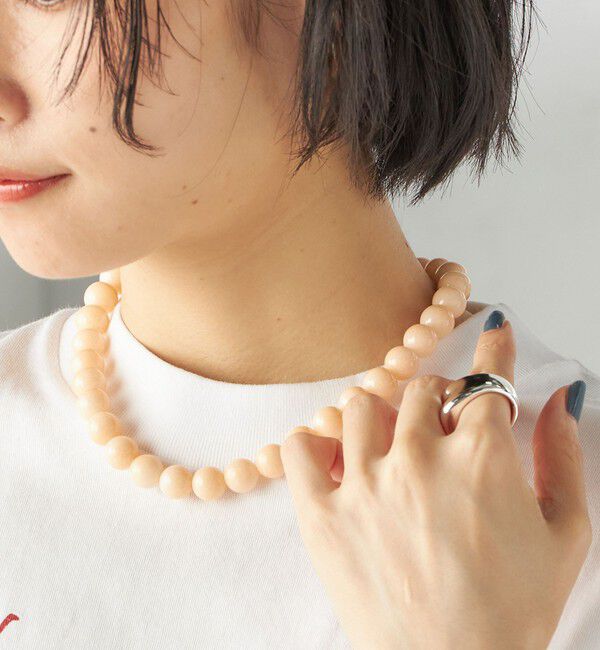 SHIPS for women「アース カラー ビーズ ネックレス」|ネックレス|