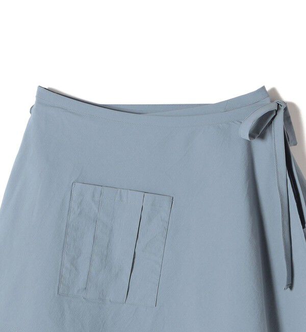 SHIPS for women「maroba:＜手洗い可能＞ラッシュ リボン ラップ スカート」|その他|