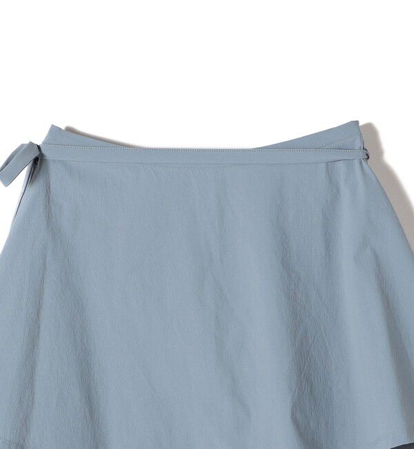 SHIPS for women「maroba:＜手洗い可能＞ラッシュ リボン ラップ スカート」|その他|