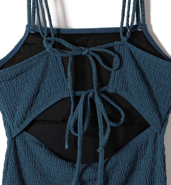 SHIPS for women「maroba:＜手洗い可能＞バック リボン ワンピース スイム ウェア」|その他|