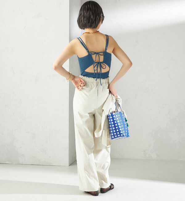 SHIPS for women「maroba:＜手洗い可能＞バック リボン ワンピース スイム ウェア」|その他|