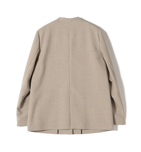 SHIPS for women「〈手洗い可能〉Asami 麻調合繊 カラー レス ジャケット 2」|その他|