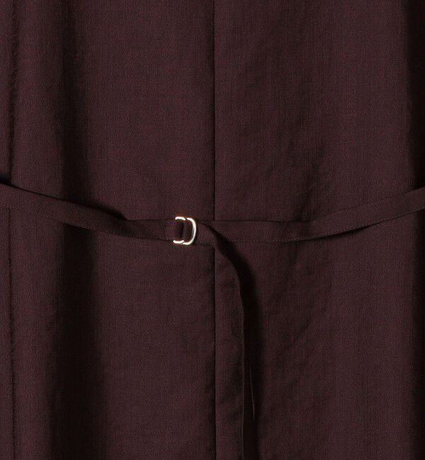 SHIPS for women「〈手洗い可能〉ツイル ノースリーブ ベルト付き ワンピース」|ワンピース|