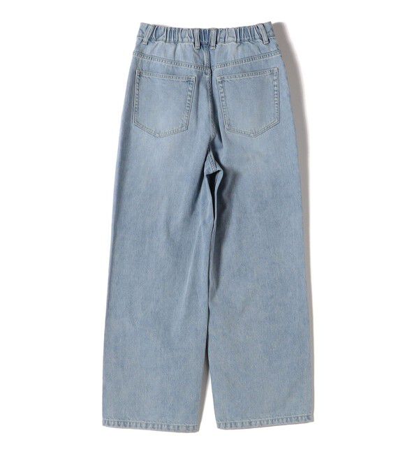 SHIPS for women「〈洗濯機可能〉ドロスト イージー デニム パンツ」|デニム|