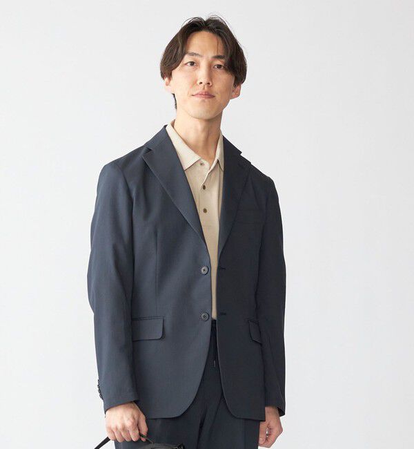 SHIPS「【WEB限定】SHIPS:〈手洗い可能〉ナチュラル ストレッチ エア セットアップ」|スーツ|