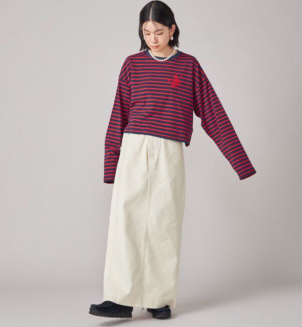 SHIPS for women「SHIPS NINE CASE:〈洗濯機可能〉フロント スラント スカート」|スカート|