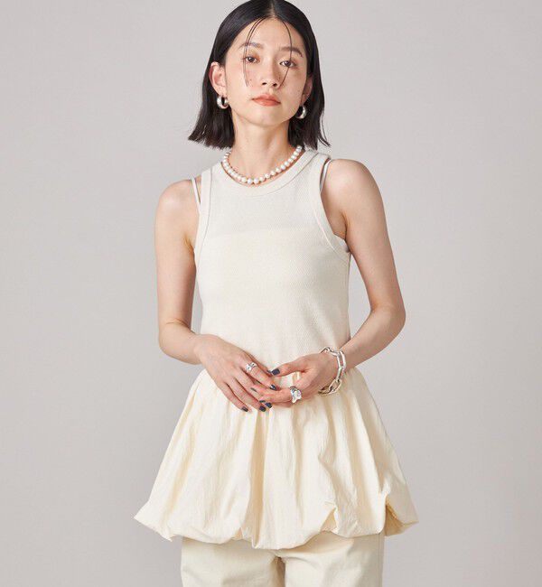 SHIPS for women「SHIPS NINE CASE:〈洗濯機可能〉バブル ヘム トップス」|その他|