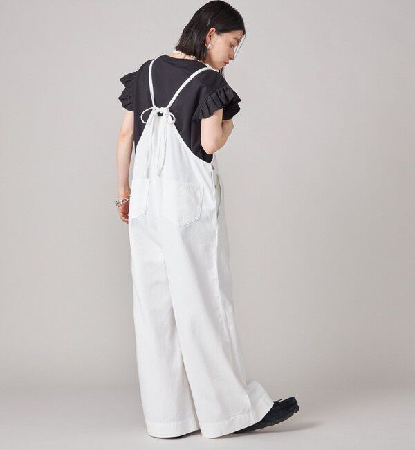 SHIPS for women「SHIPS NINE CASE:〈洗濯機可能〉カツラギ サロペット」|オールインワン|