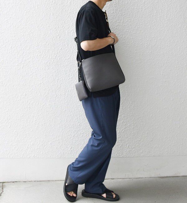 SHIPS any「SHIPS any: スプリット レザー ミディアム ショルダーバッグ (カードケース付き)◆」|ショルダー・メッセンジャー|