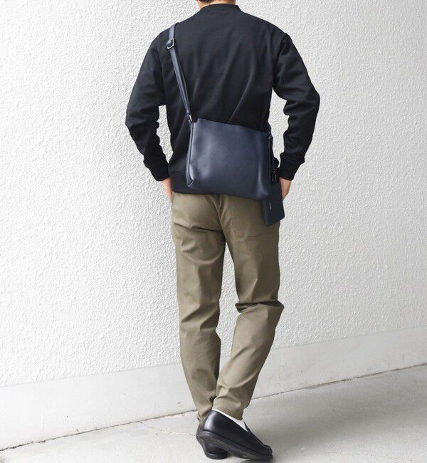 SHIPS any「SHIPS any: スプリット レザー ミディアム ショルダーバッグ (カードケース付き)◆」|ショルダー・メッセンジャー|