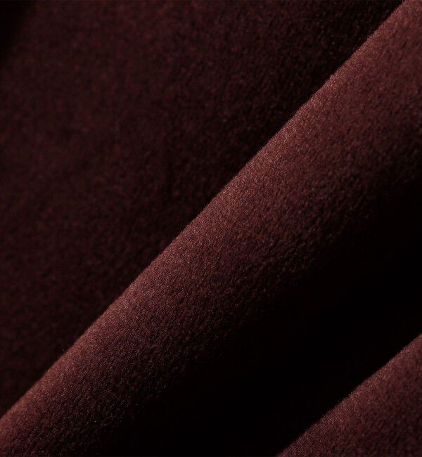 SHIPS any「SHIPS any:〈洗濯機可能〉ポリエステル ベロア コンパクト スナップ カーディガン」|カーディガン|