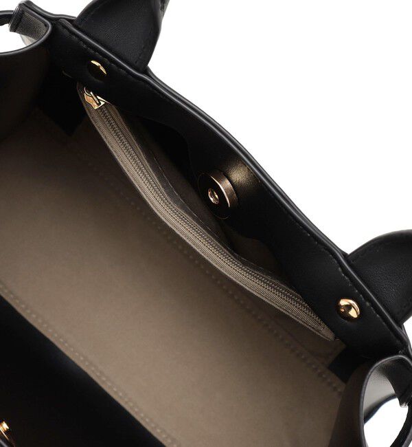 SHIPS any「《一部追加予約》SHIPS any: ベルト デザイン 2WAY スクエア バッグ」|ハンドバッグ|