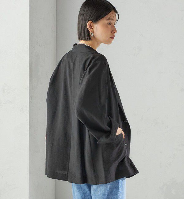 SHIPS for women「〈手洗い可能〉シアー シルク混 ジャケット」|テーラードジャケット|