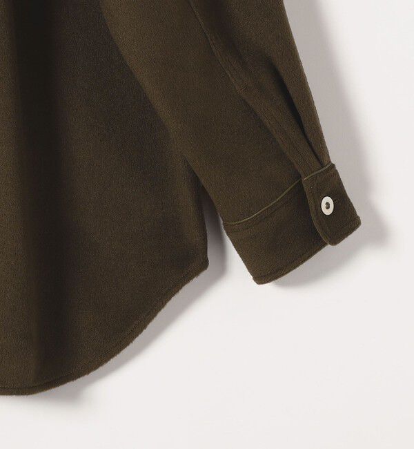 quaranciel「quaranciel: ジャージー メルトン パイピング CPO ビッグ シャツ ジャケット」|その他|