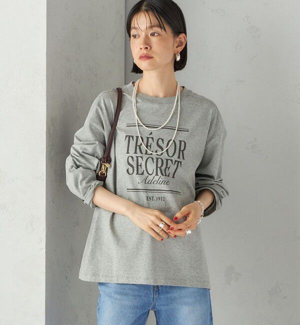 SHIPS for women「【SHIPS別注】Champion: プリント ロングスリーブ TEE」|Tシャツ・カットソー|