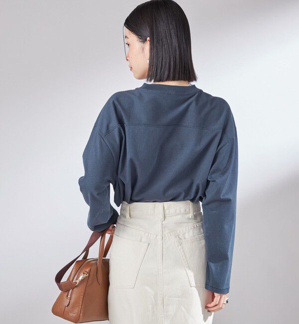 SHIPS for women「【SHIPS別注】Champion: プリント ロングスリーブ TEE」|Tシャツ・カットソー|