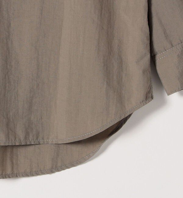 SHIPS any「SHIPS any:〈多機能/洗濯機可能〉ナイロン タスラン ポケット ビッグ シャツ」|シャツ・ブラウス|