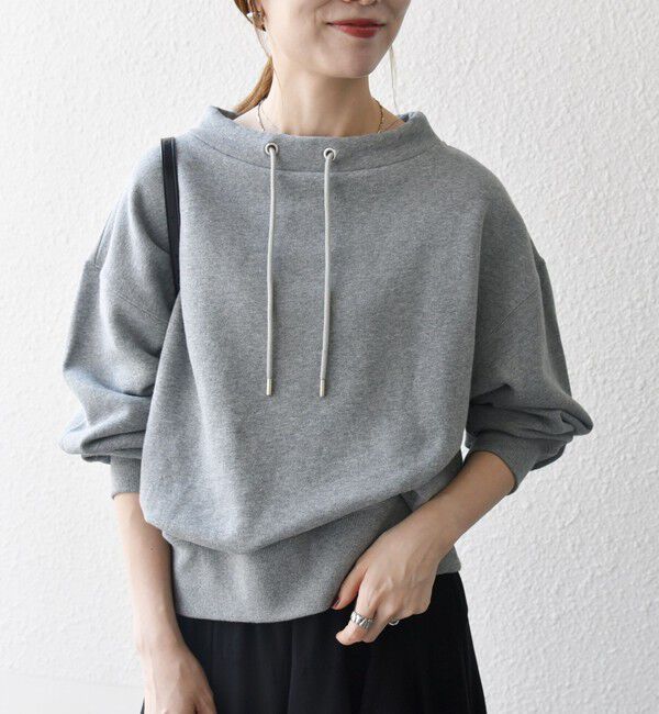 SHIPS any「SHIPS any:〈洗濯機可能〉USA コットン 裏起毛 ボトルネック プルオーバー」|スウェット・ジャージ|