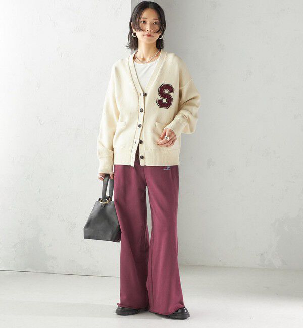 SHIPS for women「〈手洗い可能〉サガラ ワッペン レタード カーディガン」|カーディガン|