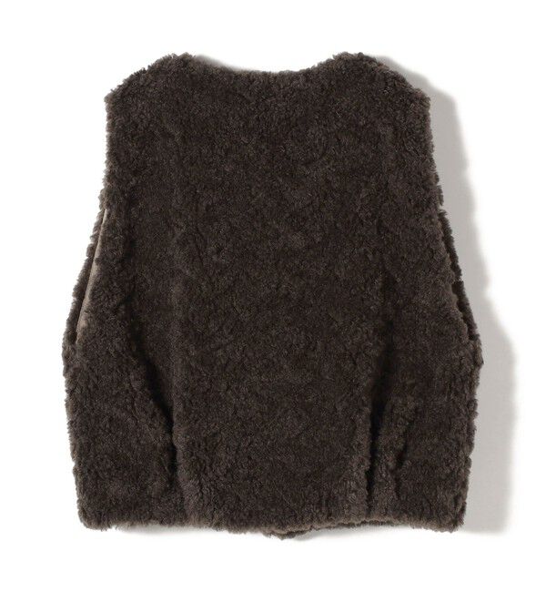 SHIPS for women「ランダム ファー ショート ジレ」|ベスト・ジレ|