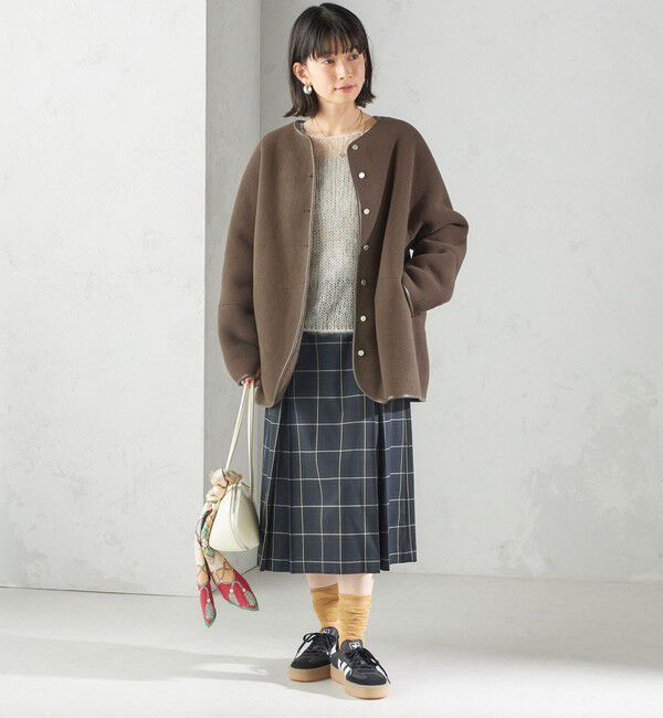 SHIPS for women「【一部WEB限定】〈手洗い可能〉NEW リバーシブル ボア ブルゾン」|ブルゾン・スタジャン|