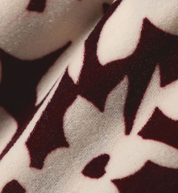 SHIPS any「SHIPS any:〈洗濯機可能〉フラワー ポリエステル ベロア ワイド イージー パンツ」|その他|