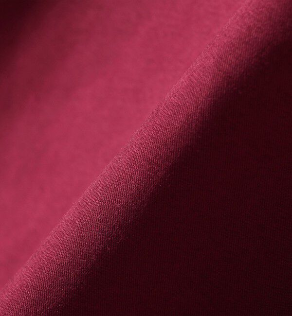 SHIPS any「SHIPS any:〈洗濯機可能〉ピーチスキン クルーネック ポケット フレア ワンピース」|ワンピース|