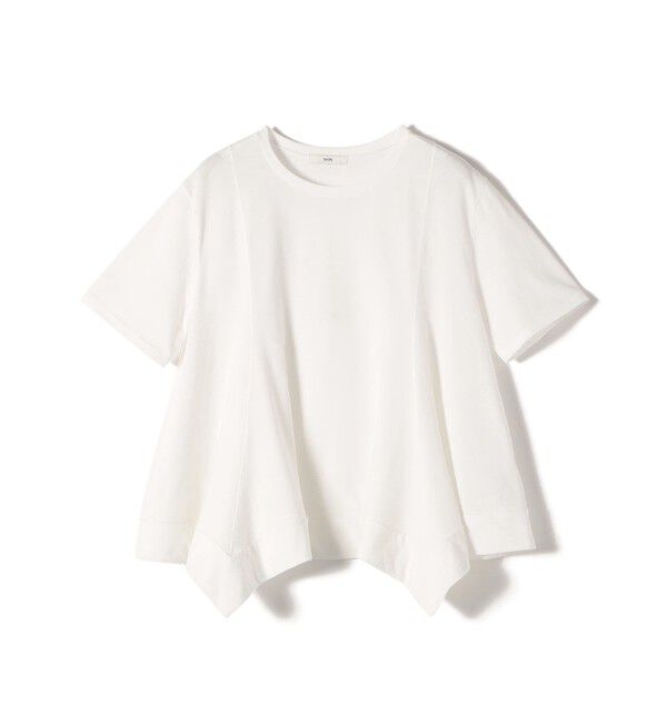 SHIPS for women「ヘムフレア ショート スリーブ プルオーバー」|Tシャツ・カットソー|