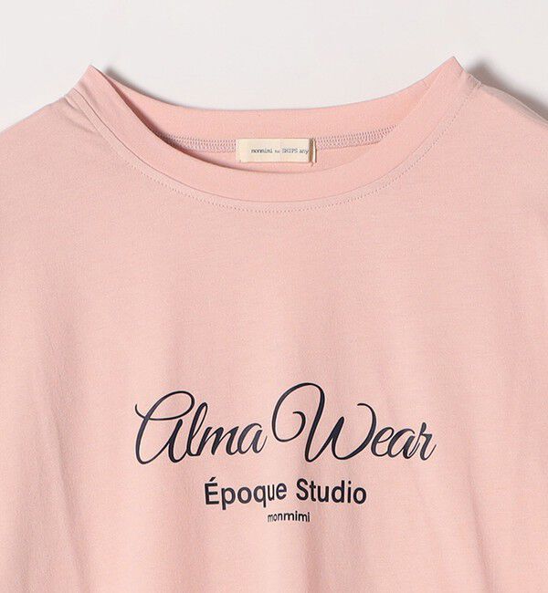 SHIPS any「【SHIPS any別注】MONMIMI:〈洗濯機可能〉ロゴ プリント ロンTEE 25AW」|Tシャツ・カットソー|