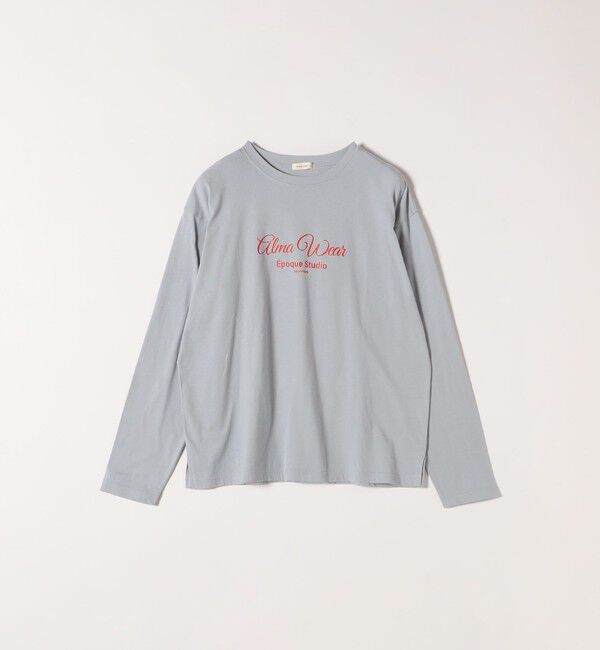 SHIPS any「【SHIPS any別注】MONMIMI:〈洗濯機可能〉ロゴ プリント ロンTEE 25AW」|Tシャツ・カットソー|