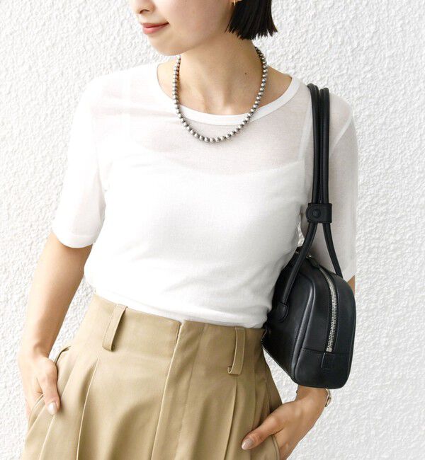 SHIPS for women「シアー フライス レイヤード TEE」|Tシャツ・カットソー|