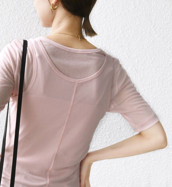 SHIPS for women「シアー フライス レイヤード TEE」|Tシャツ・カットソー|