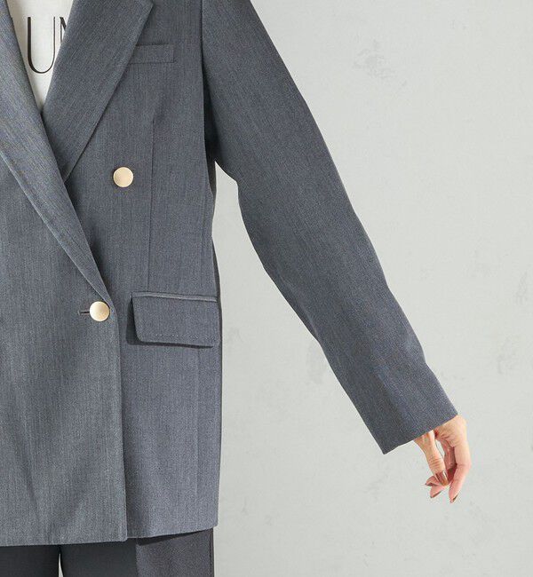 SHIPS for women「ウール ギャバジン ダブル ブレスト ジャケット」|テーラードジャケット|
