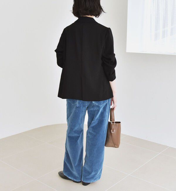 quaranciel「quaranciel:〈手洗い可能〉メッシュ ダブルブレスト テーラード ジャケット 25AW」|テーラードジャケット|