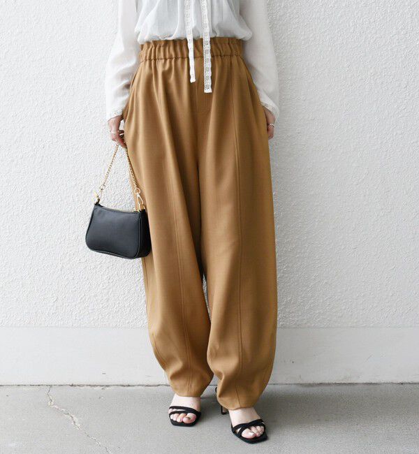 SHIPS any「SHIPS any:〈洗濯機可能〉ウーステッド サスペンダー付き バルーン パンツ」|その他|