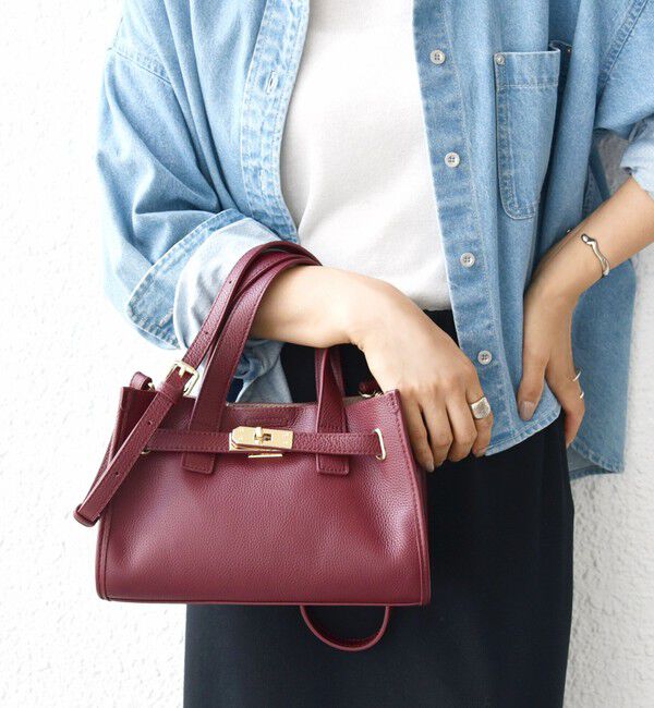 SHIPS for women「ベルト デザイン レザー バッグ」|ショルダー・メッセンジャー|