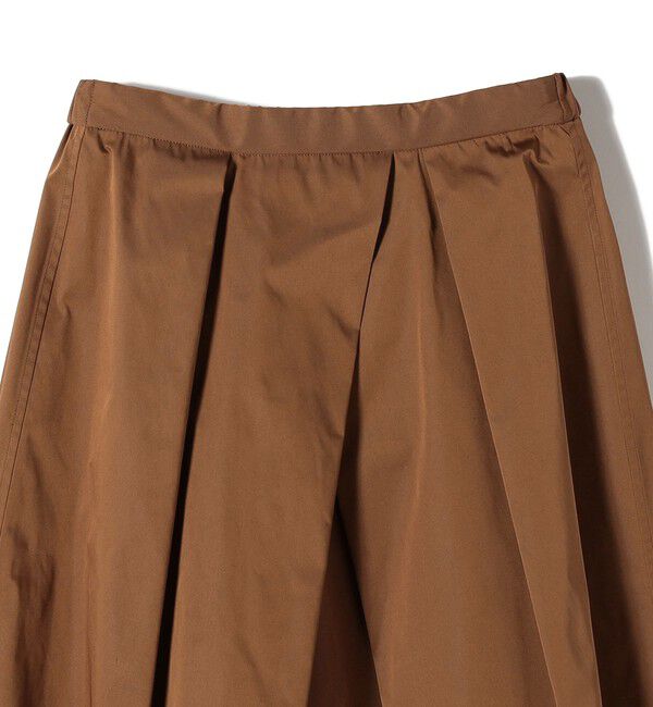 SHIPS for women「SHIPS Primary Navy Label:〈手洗い可能〉メモリー タックスカート」|スカート|