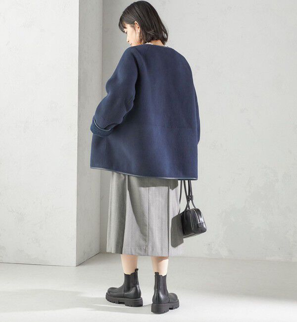 SHIPS for women「《一部追加予約》チェック ボックス プリーツ スカート」|スカート|