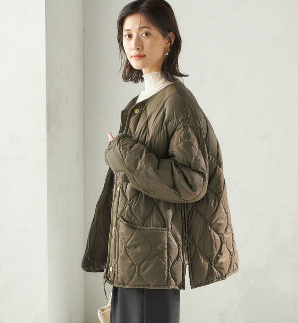 SHIPS for women「【SHIPS別注】TAION:〈手洗い可能〉リブ マルチ WAY ダウン ジャケット」|ダウン|