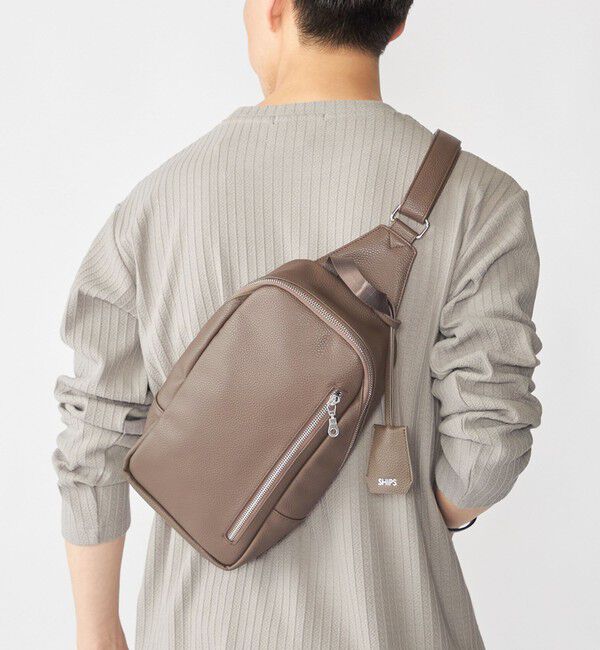 SHIPS「【WEB限定】SHIPS: 合成皮革 ワンショルダー バッグ」|ショルダー・メッセンジャー|