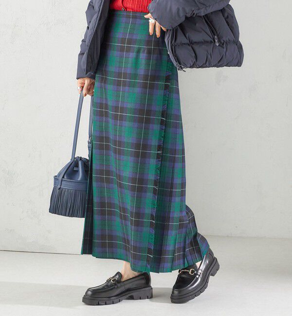 SHIPS for women「【SHIPS別注】O&rsquo;NEIL OF DUBLIN:チェック キルトスカート」|スカート|